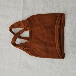 Free People Happiness Runs Convertible Tank High Atlas Brown